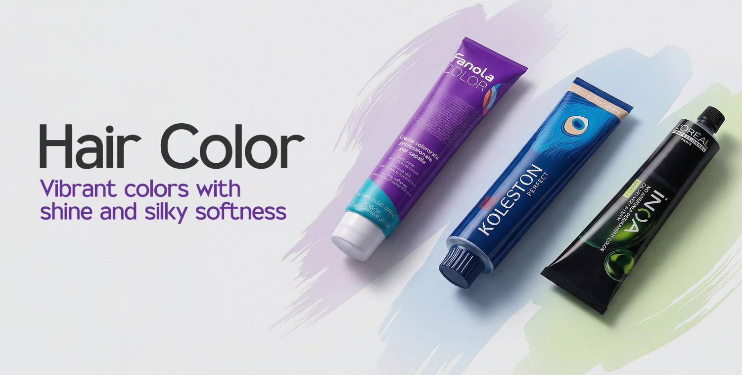 Hair Color vibrant colors with shine and silky softness