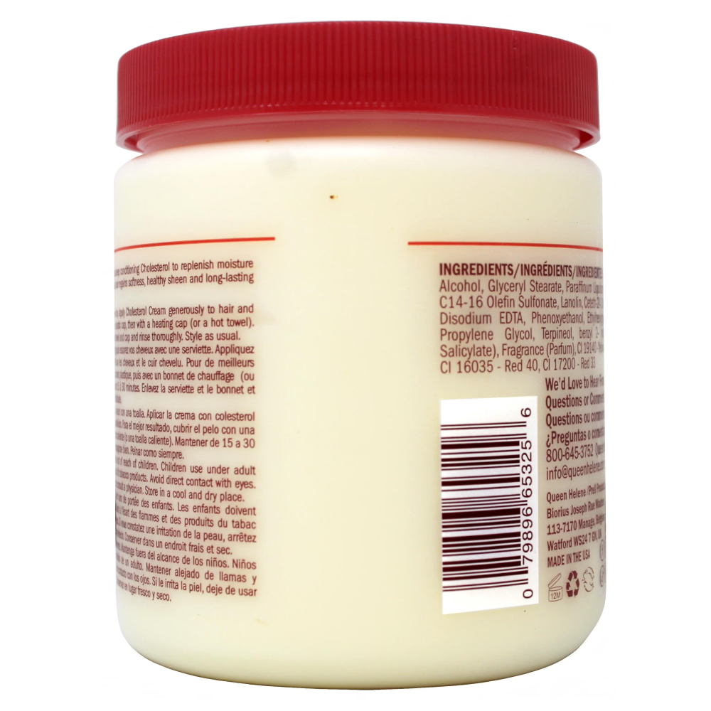 Queen Helene Cholesterol Hair Conditioning Cream 15oz-All-Aladin Beauty