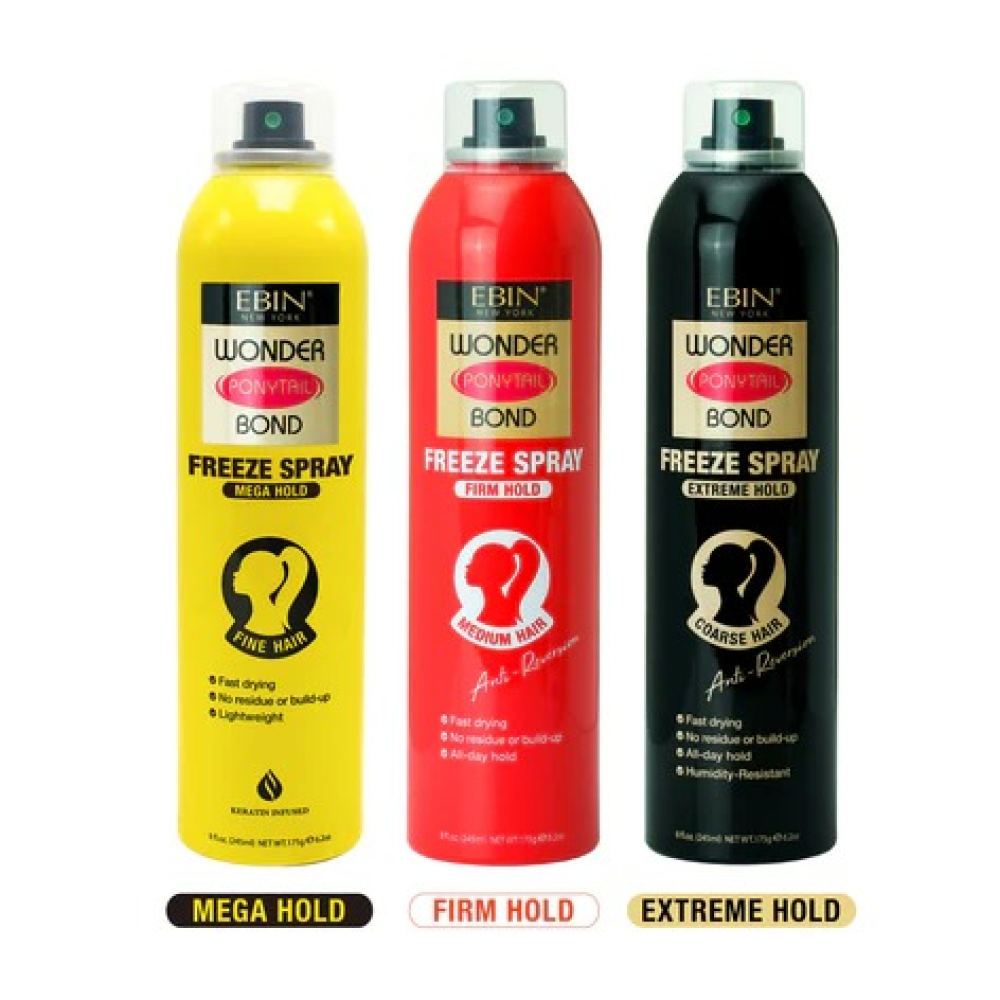 Ebin Wonder Ponytail Spray Extra Mega 245ml-Hair Spray-Aladin Beauty
