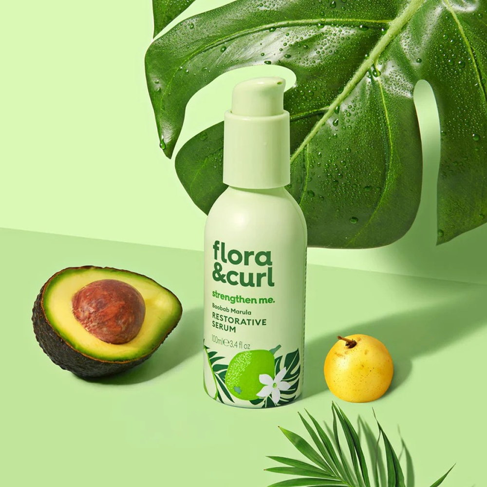 Flora & Curl Baobab Marula Aufbauendes Serum 100ml