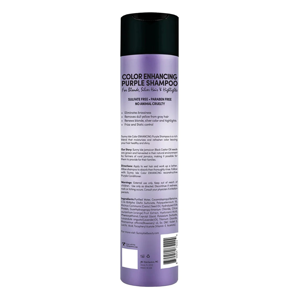 Sunny Isle Color Enhancing Purple Shampoo 10.1oz-All-Aladin Beauty