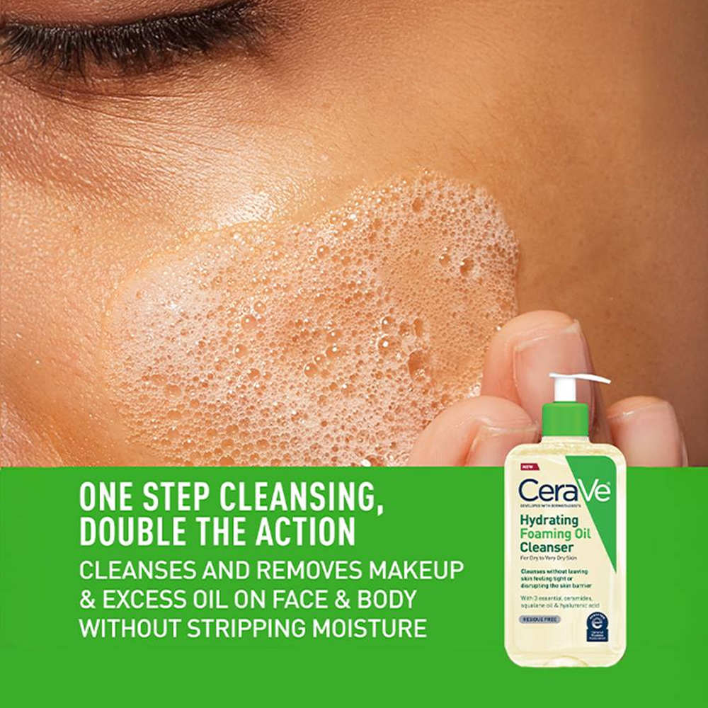 CeraVe - Hydrating Oil-to-Foam Luminous Cleanser 473ml