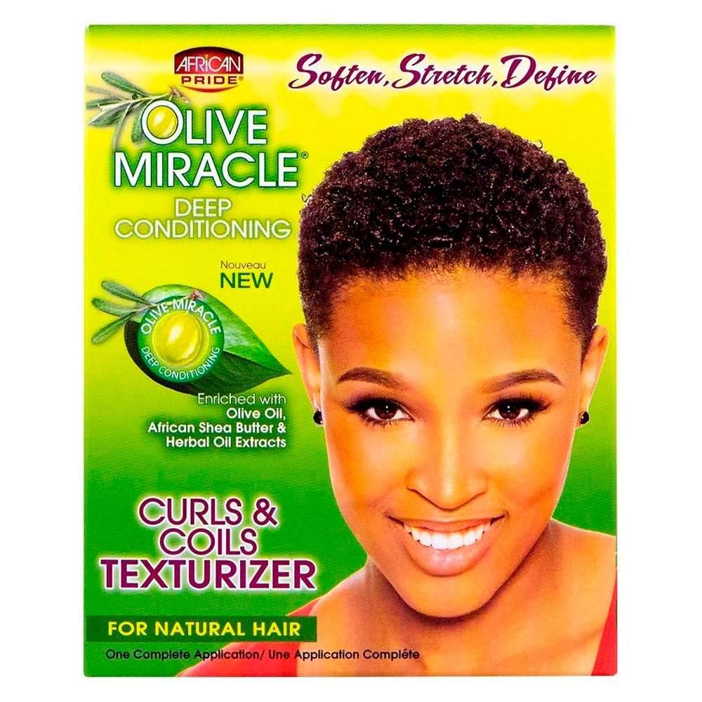 African Pride Olive Miracle Deep Conditioning Curls & Coils Texturizer 237ml