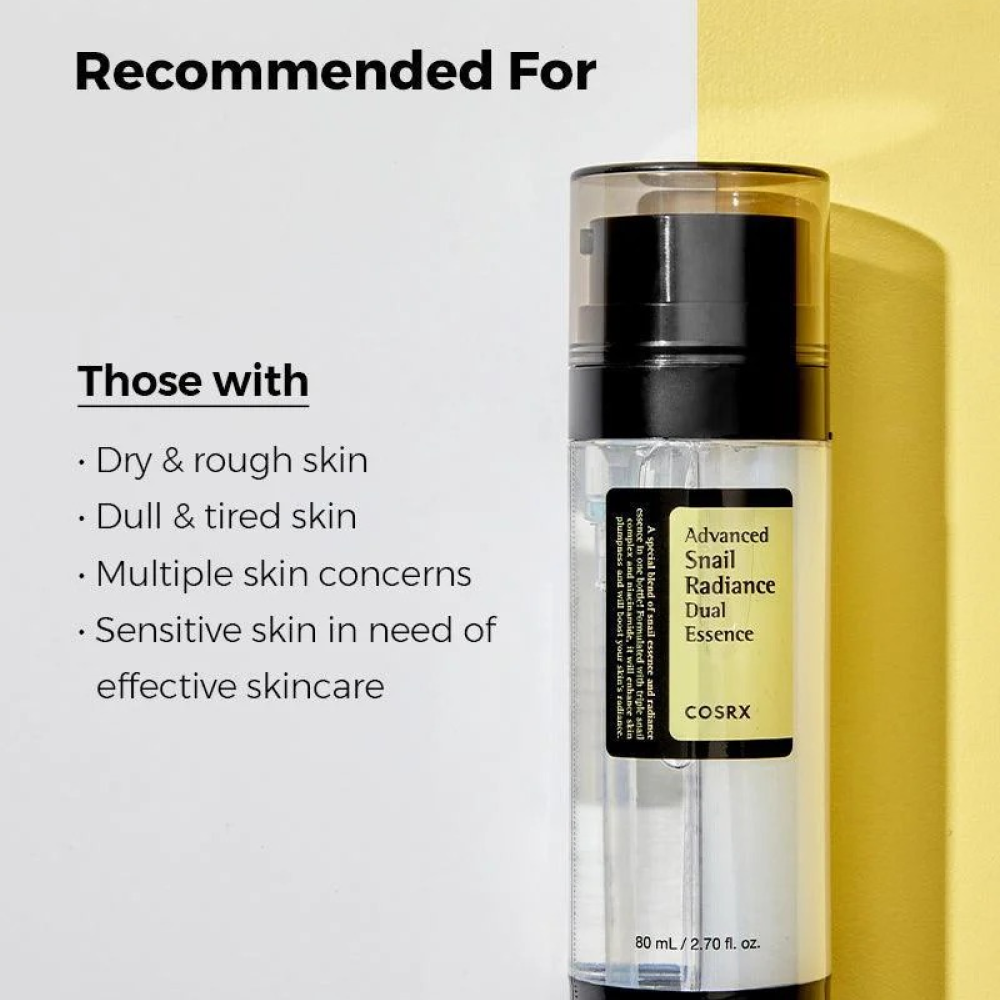 Cosrx Advanced Snail Radiance Dual Essence 80ml