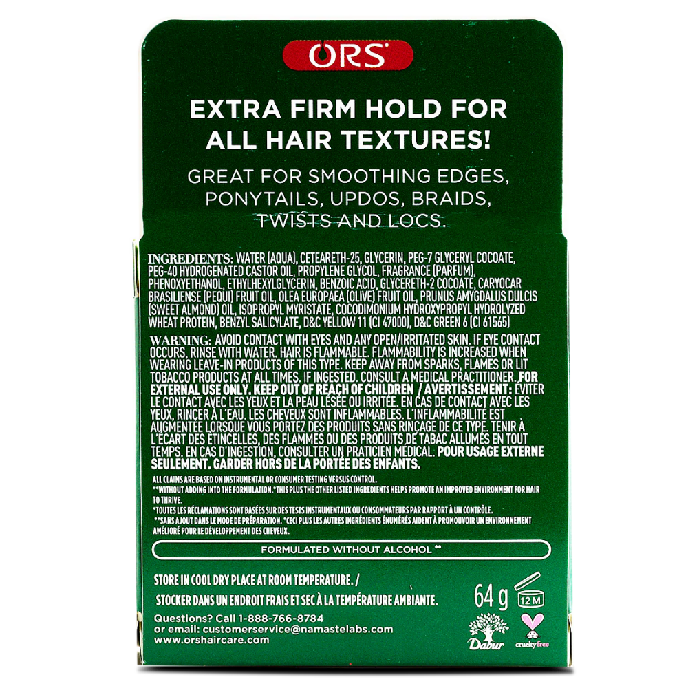 Ors Olive Oil Edge Control Hair Gel for Strengthening 2.25oz-All-Aladin Beauty