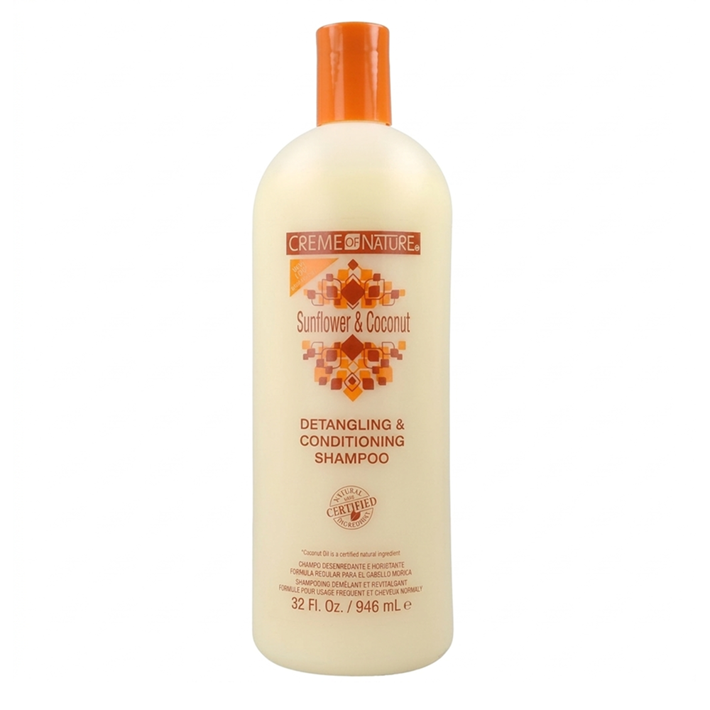 Creme of Nature Sonnenblume & Kokosnuss Entwirrungs- & Pflege-Shampoo 32oz