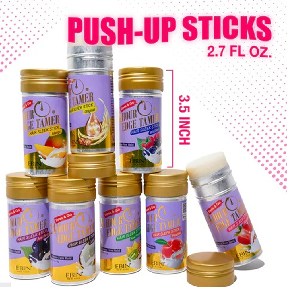Ebin 24HR Edge Sleek Strawberry 15g-Hair Wax-Aladin Beauty