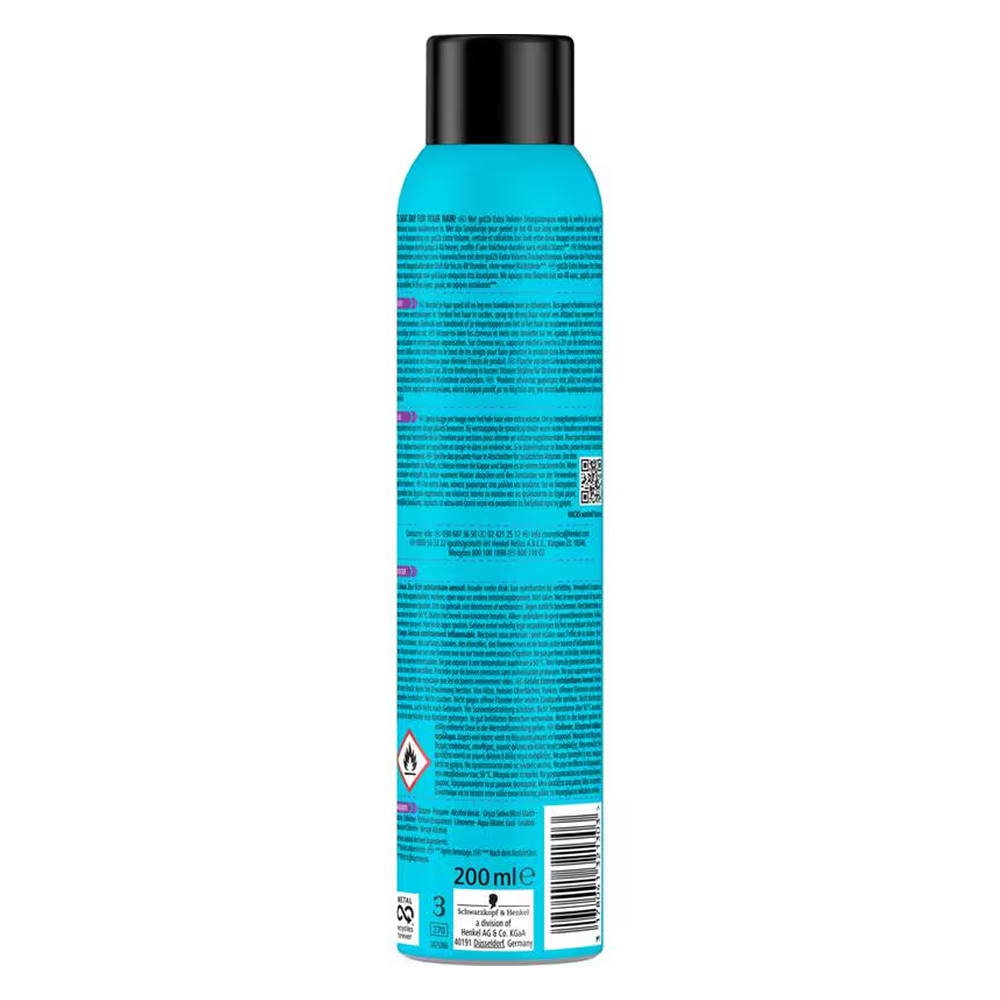Schwarzkopf Got2b Dry Shampoo Extra Volume 200ml-All-Aladin Beauty