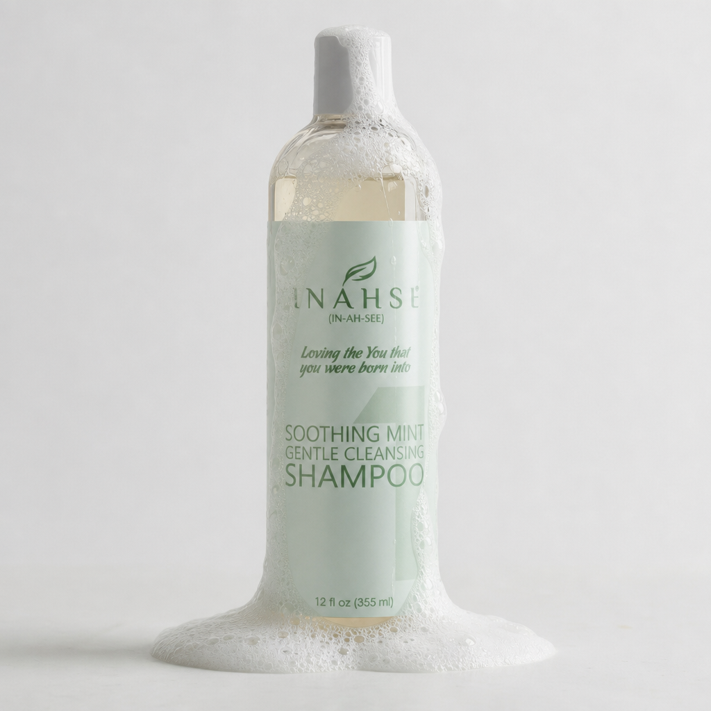 Inahsi Naturals Soothing Mint Sanftes Reinigungsshampoo