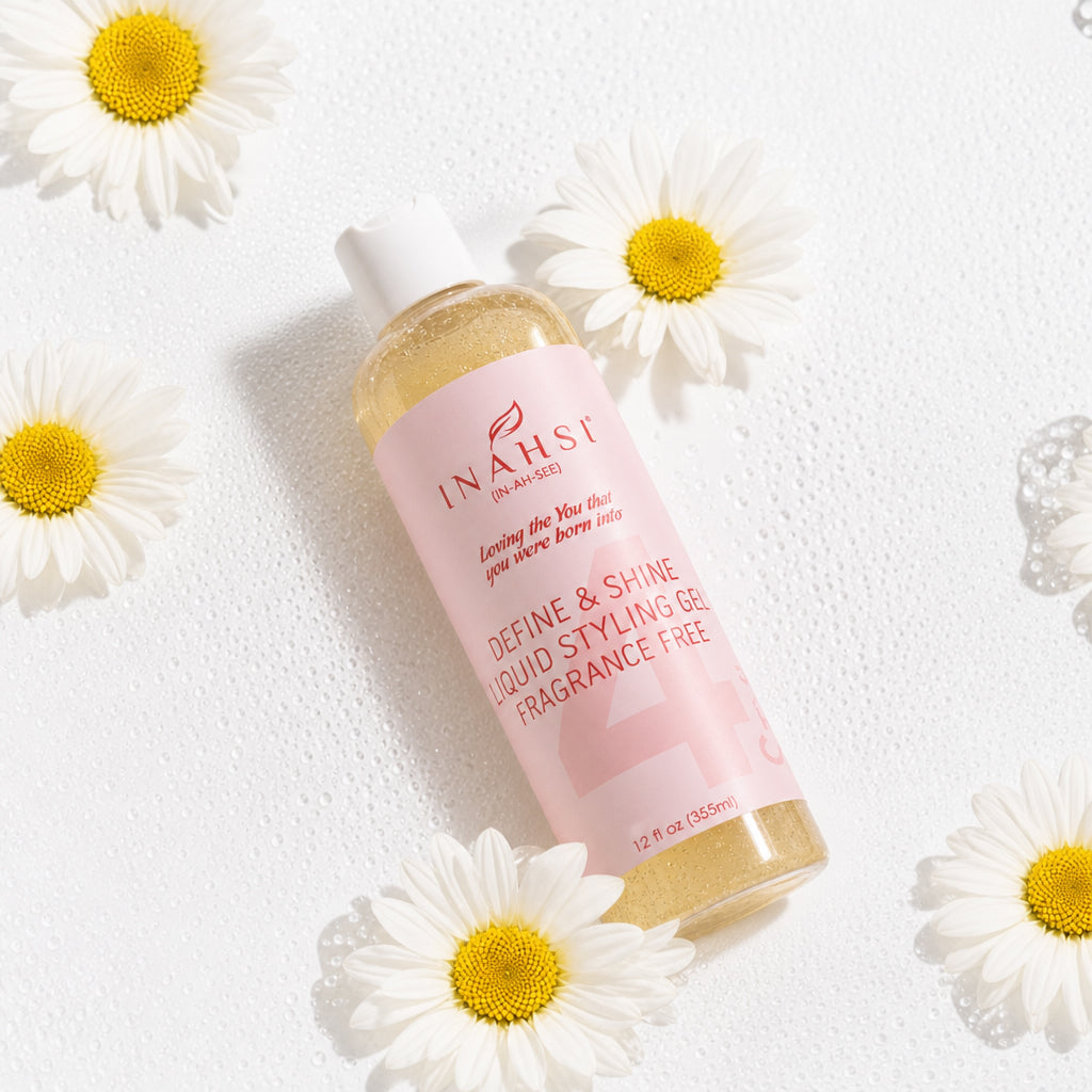 Inahsi Naturals Define & Shine Flüssiges Styling Gel Ohne Duftstoffe