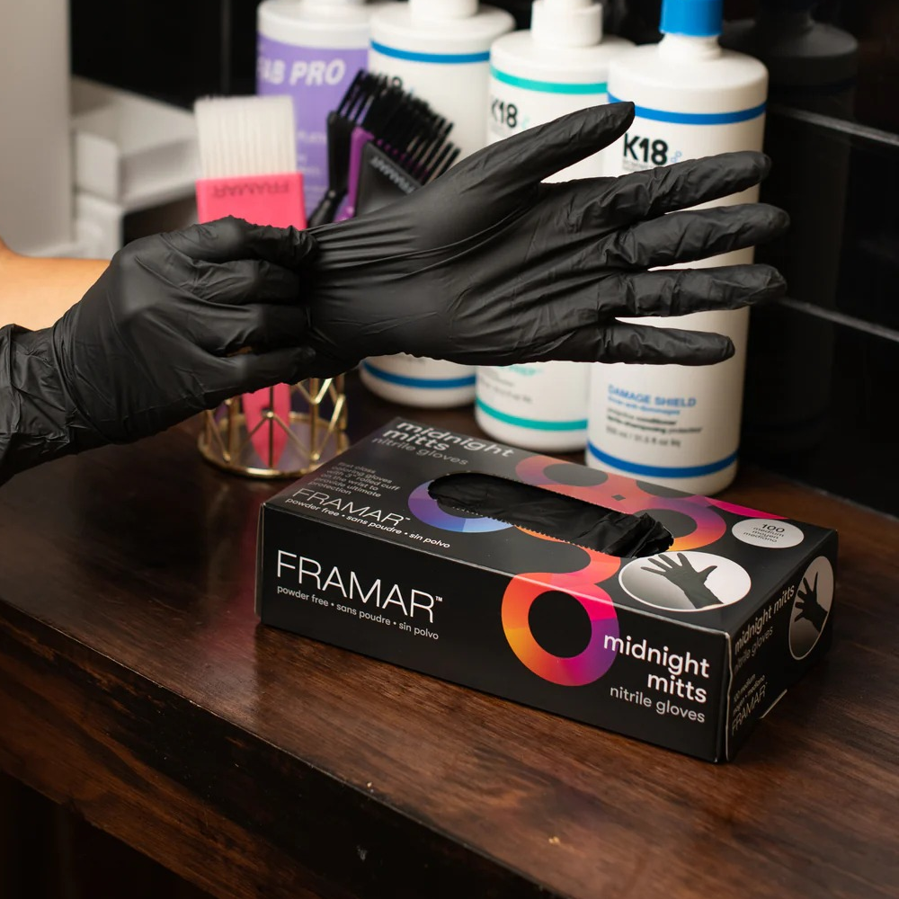 Framar Midnight Mitts Nitrilhandschuhe 100er-Pack