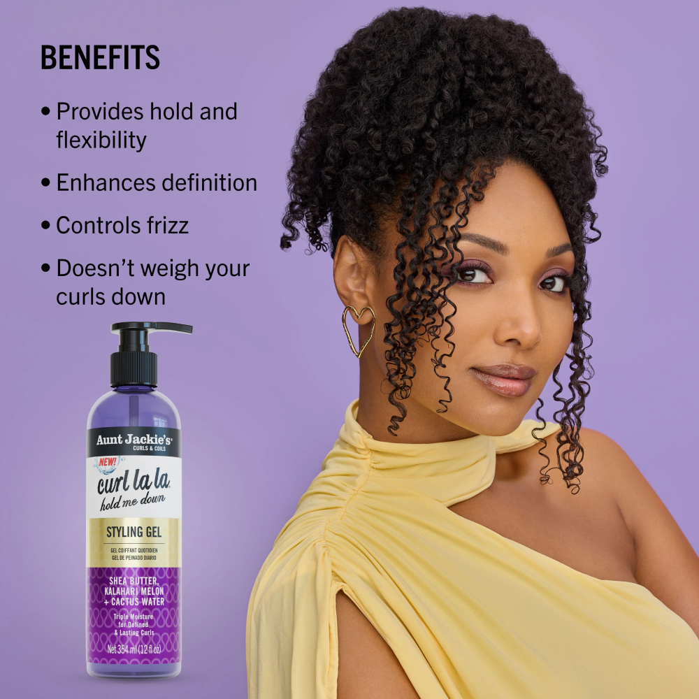 Aunt Jackie's Curl La La Hold Me Down Styling Gel 355 ml
