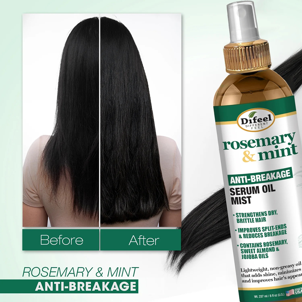 Difeel Rosemary Mint Anti-Breakage Serum Oil Mist 8oz-All-Aladin Beauty