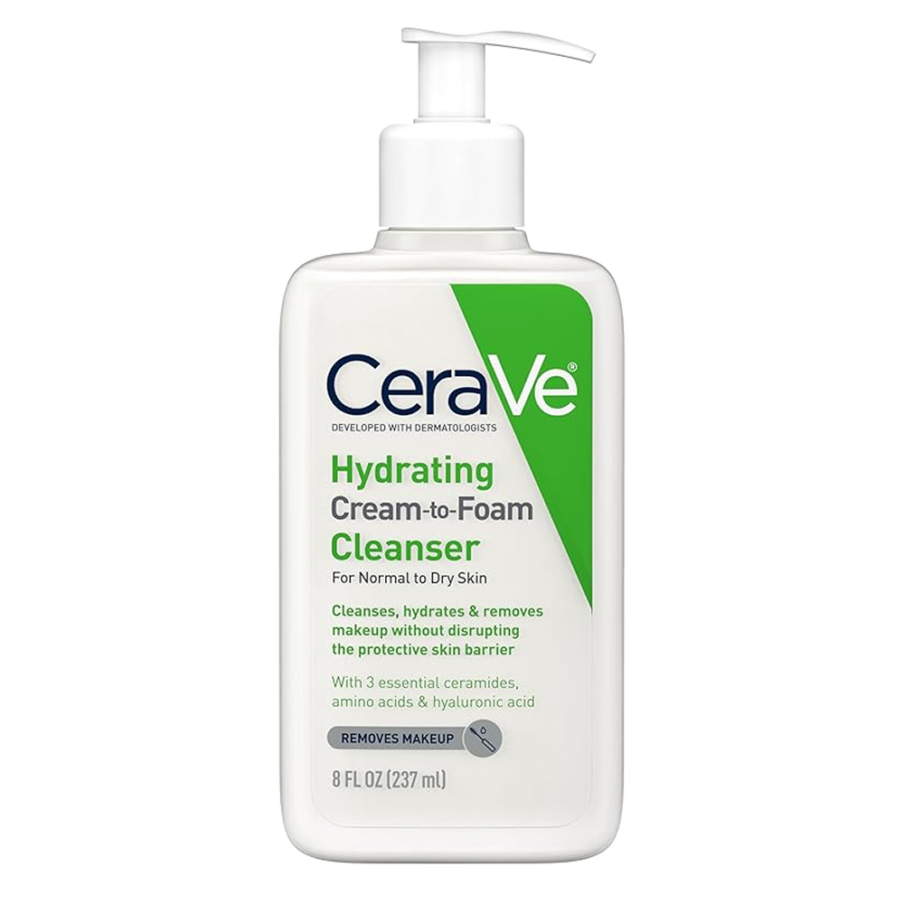 CeraVe Feuchtigkeitsspendender Reinigungschaum für normale bis trockene Haut 236ml