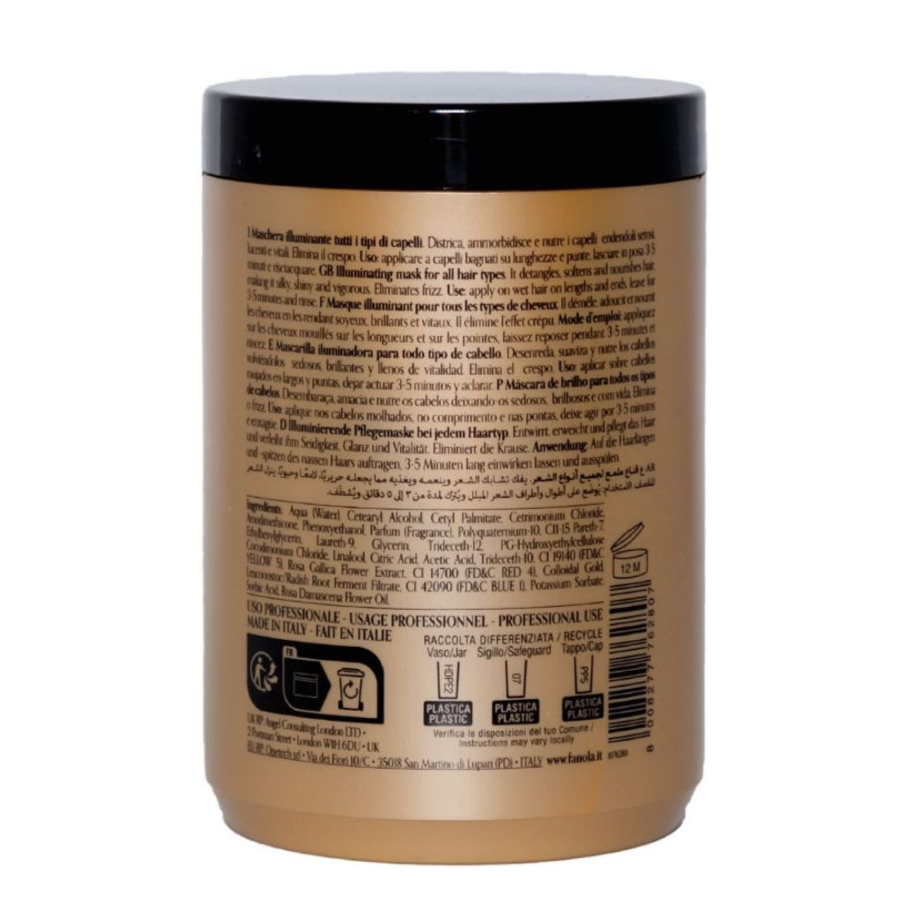 Fanola Oro Therapy Gold Illuminating Mask 1000ml