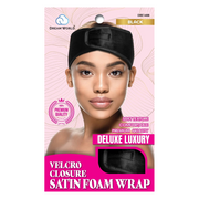 Dream World W-Foam Wrap Velcro Satin Black-All-Aladin Beauty