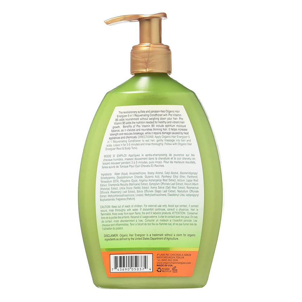 Organic Hair Energizer 5 in 1 Rejuvenating Conditioner 13oz-All-Aladin Beauty