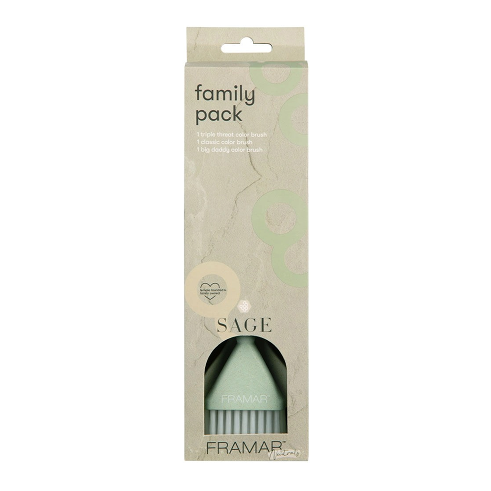Framar Family Pack Pinselset Neutrals Salbei
