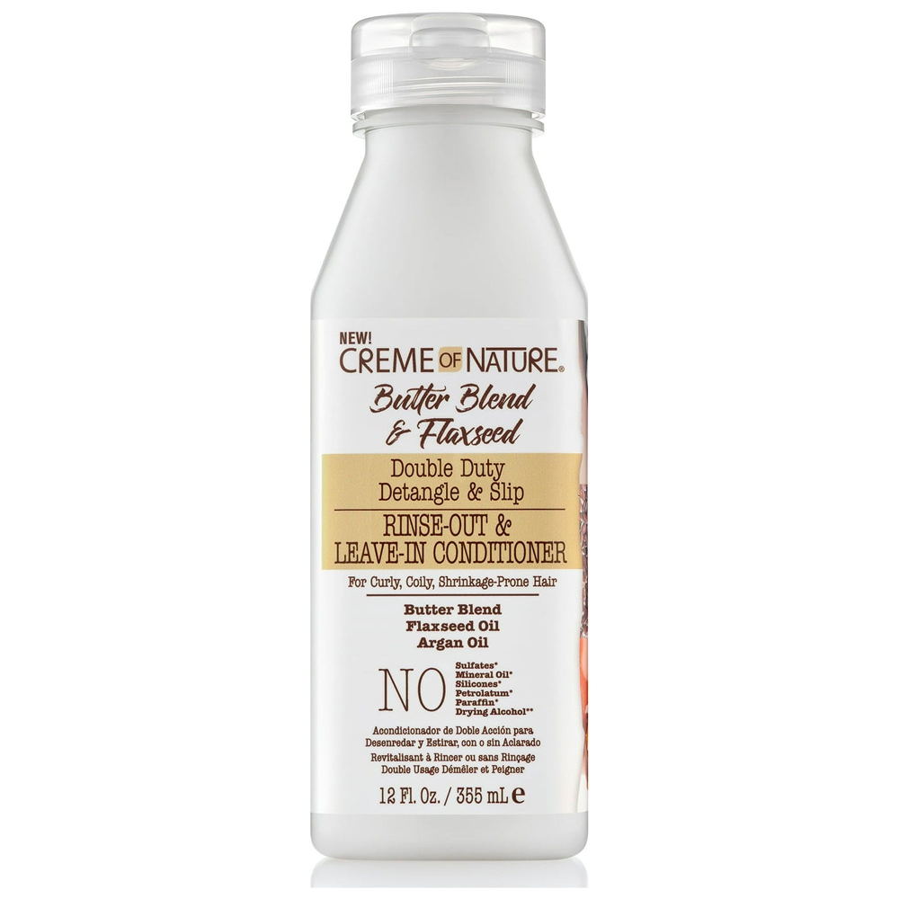 Creme of Nature Butter Blend & Flaxseed Leave in Conditioner 12oz
