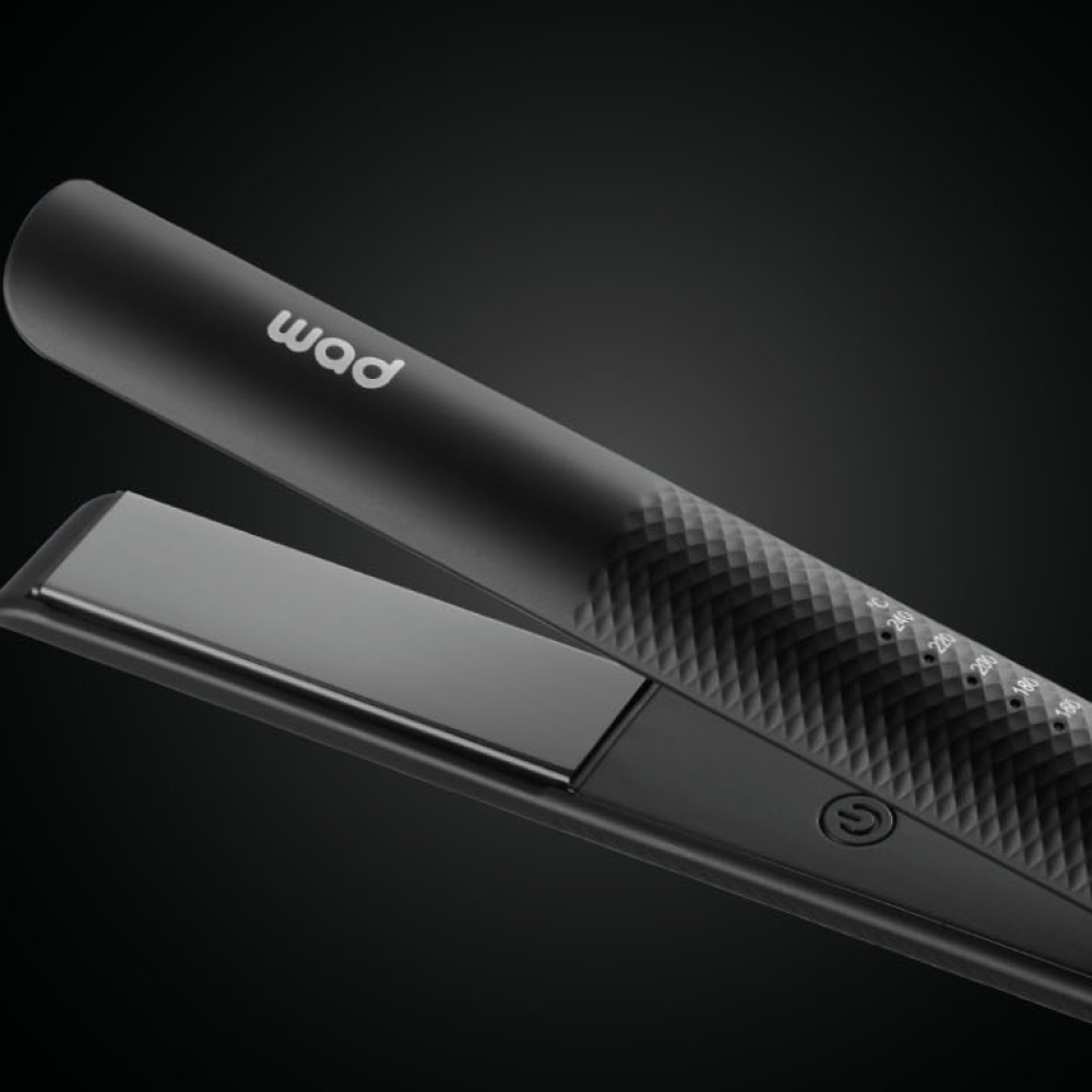 Wad Professional Beauty Energy Glätteisen Schwarz