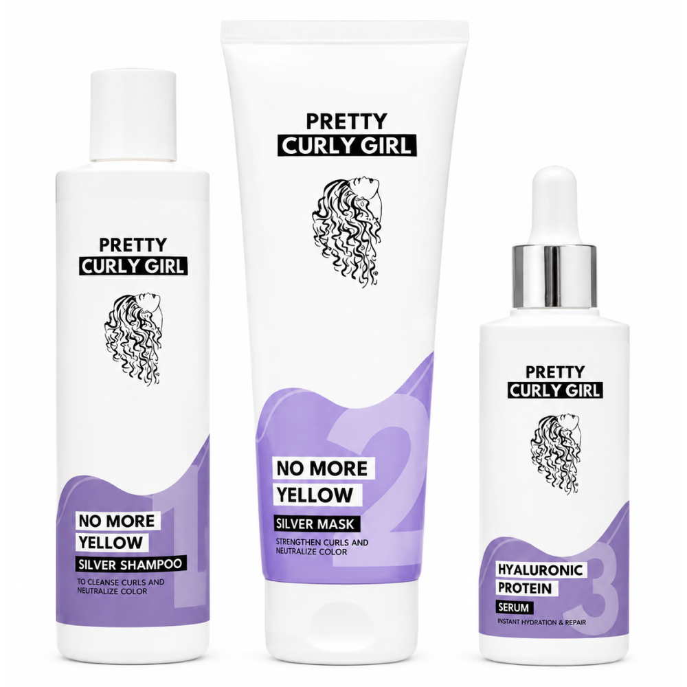 Pretty Curly Girl Blonde Line Bundle Set