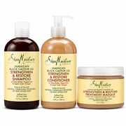 Shea Moisture Jamaican Black Castor Oil Pack of 3