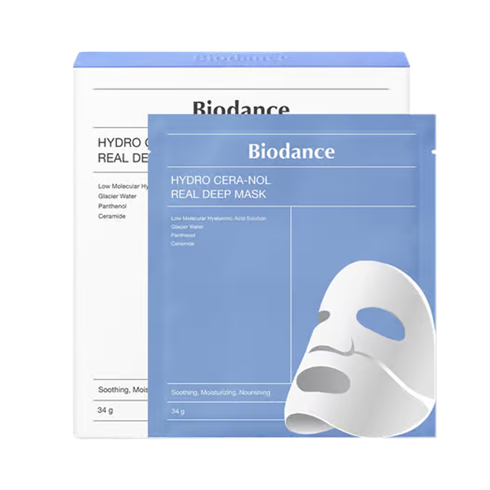 Biodance Hydro Cera-Nol Real Deep Mask - 1 Box 34g X 4 Stück