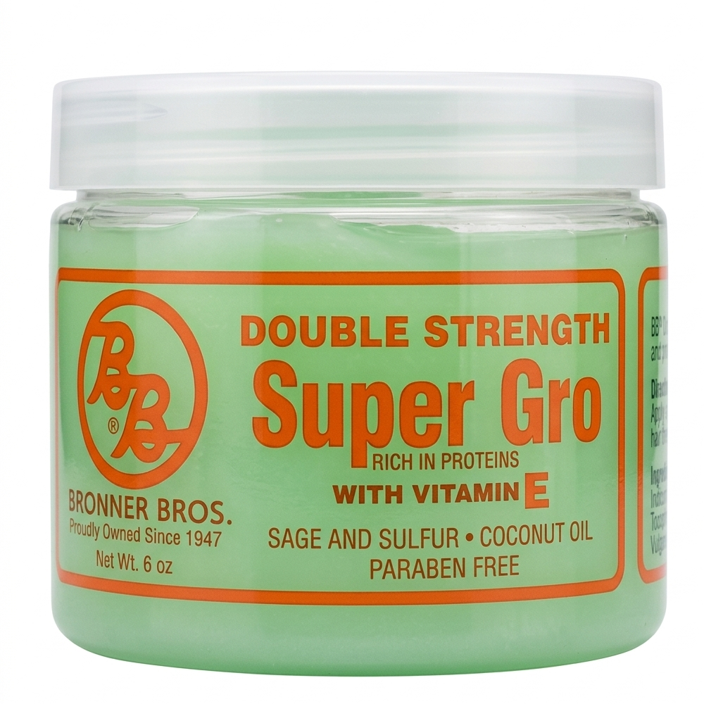 Bronner Brothers Super Gro Double Strenght 6oz-All-Aladin Beauty