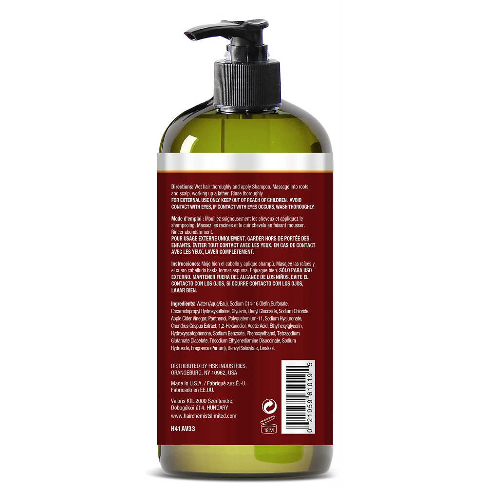 Hair Chemist Apple Cider Vinegar Shampoo 33oz-All-Aladin Beauty