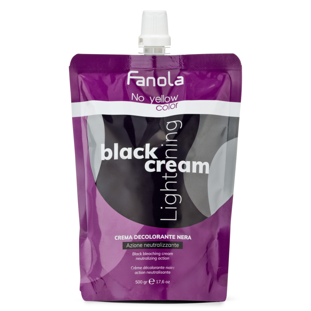 Fanola Schwarze Blondiercreme No Yellow Vegan 500g