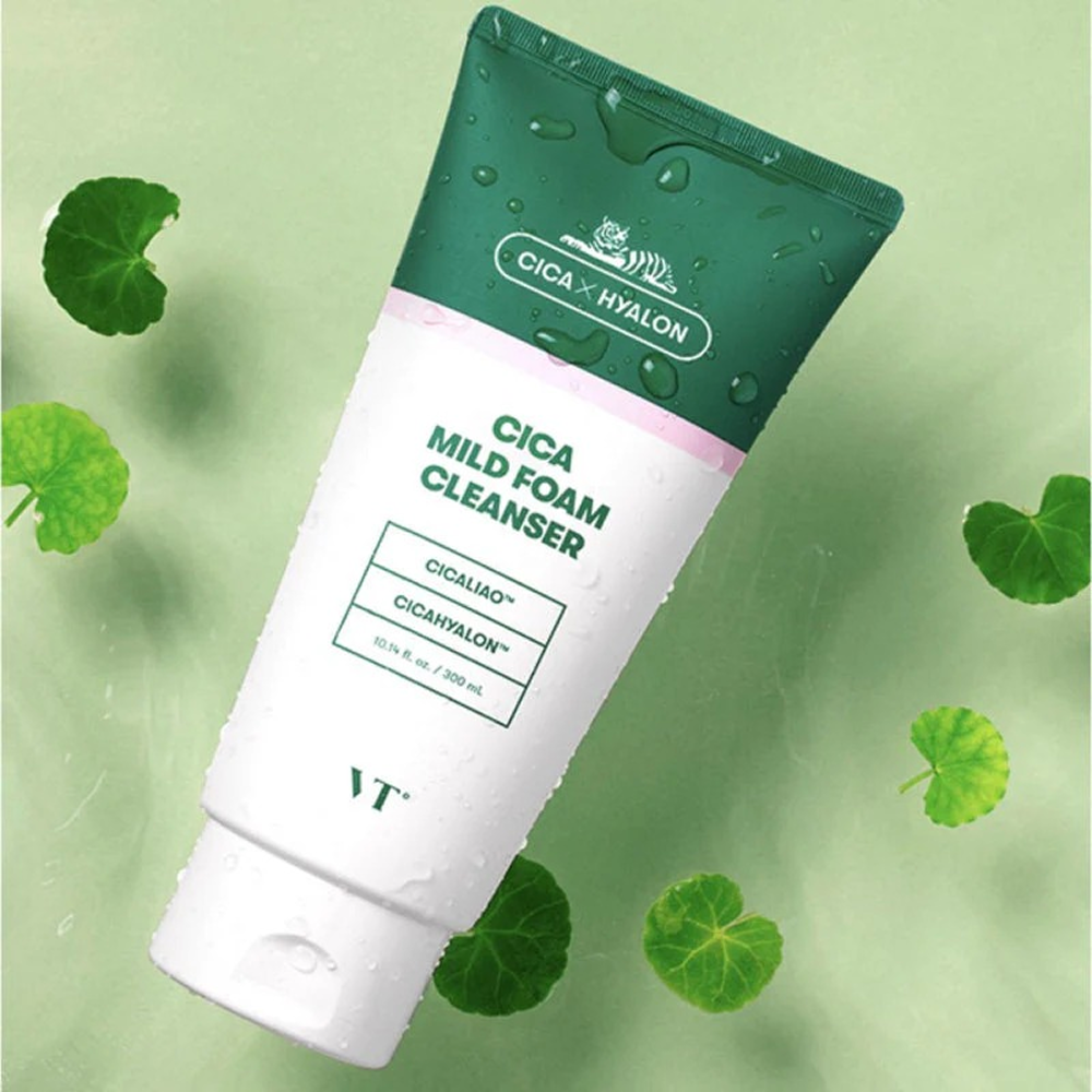 Vt Cosmetics Cica Mild Foam Cleanser - 300ml