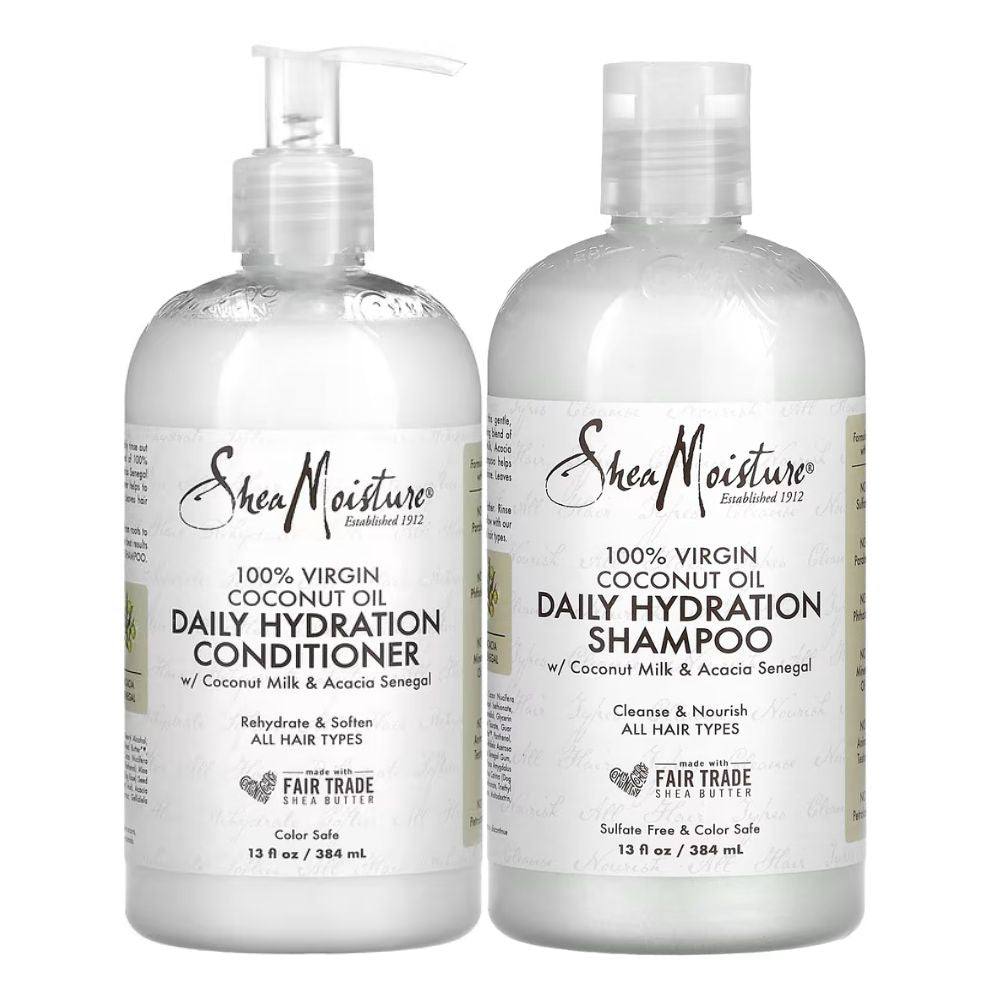 Shea Moisture 100% Virgin Coconut Oil Daily Hydration Combo Pack