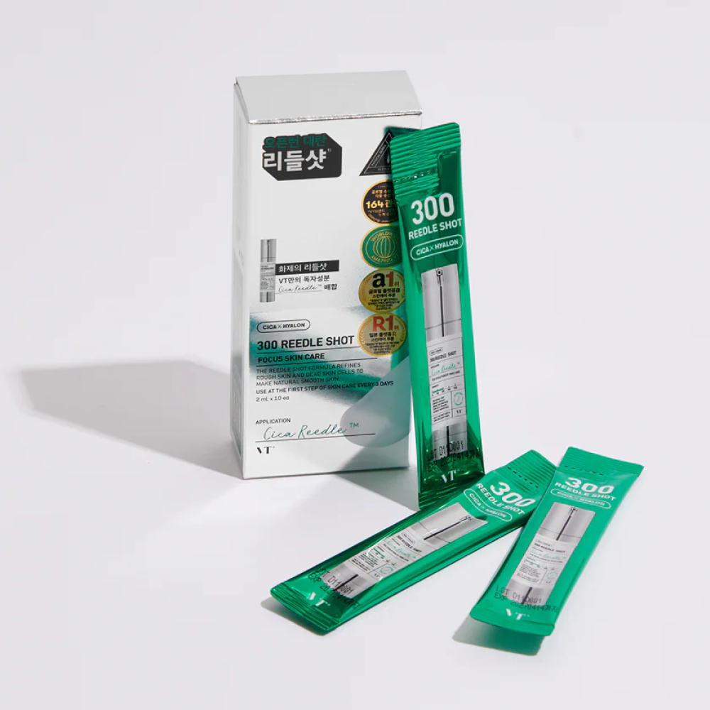 Vt Cosmetics Reedle Shot 300 Mikronadel-Gesichtsbooster 10 x 2ml