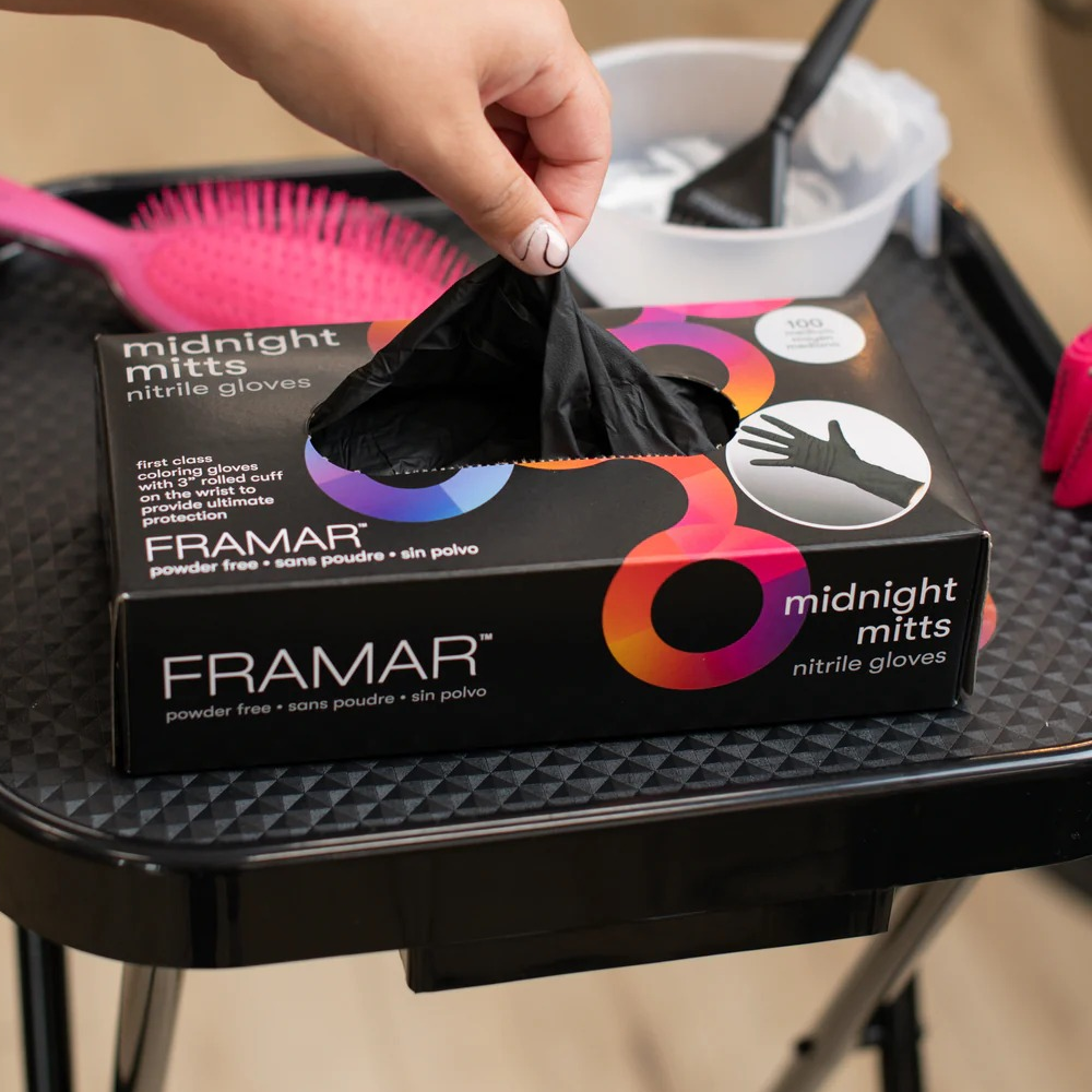 Framar Midnight Mitts Nitrilhandschuhe 100er-Pack