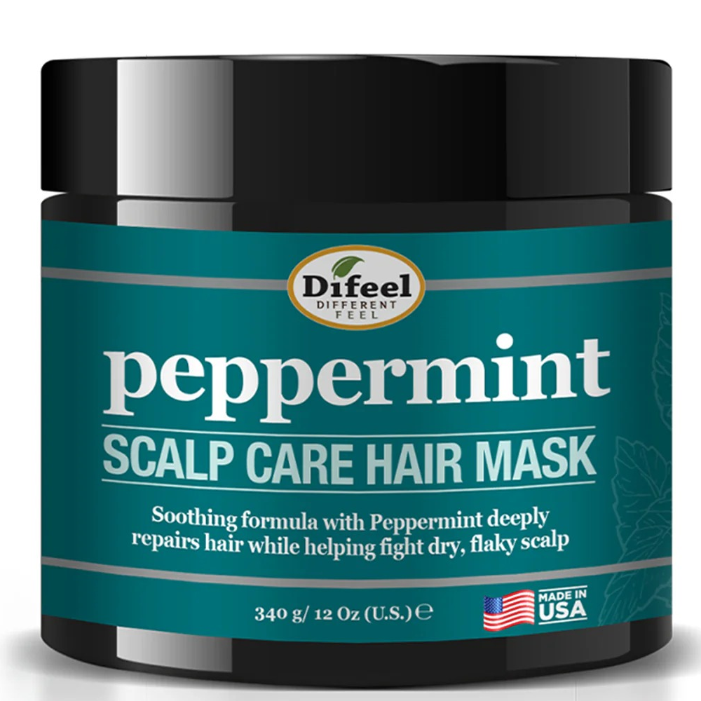 Difeel Peppermint Scalp Care Mask 12oz-All-Aladin Beauty