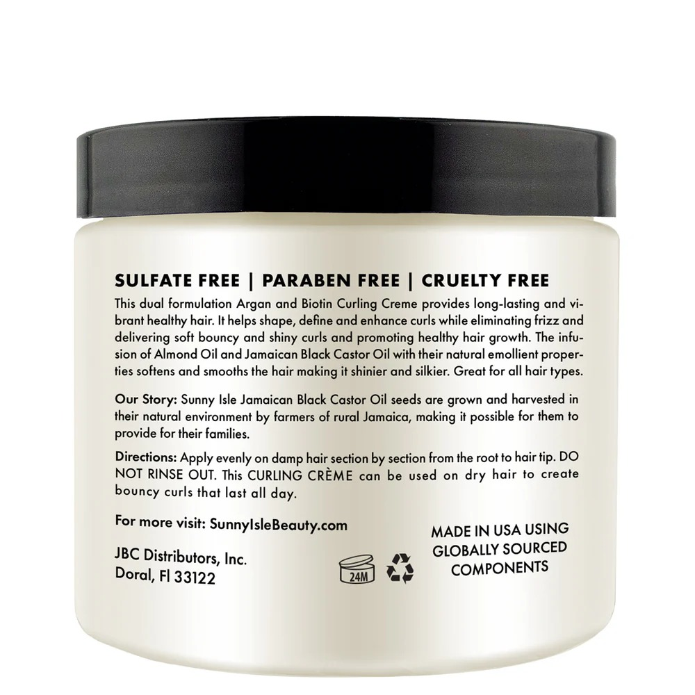 Sunny Isle Argan & Biotin Nourishing Hydrating Curling Creme 473ml-All-Aladin Beauty
