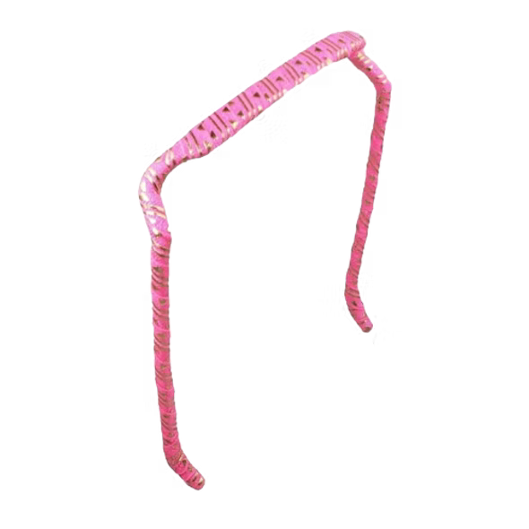 Zazzy Bandz Hot Pink Gold Aztec Wrapped Original