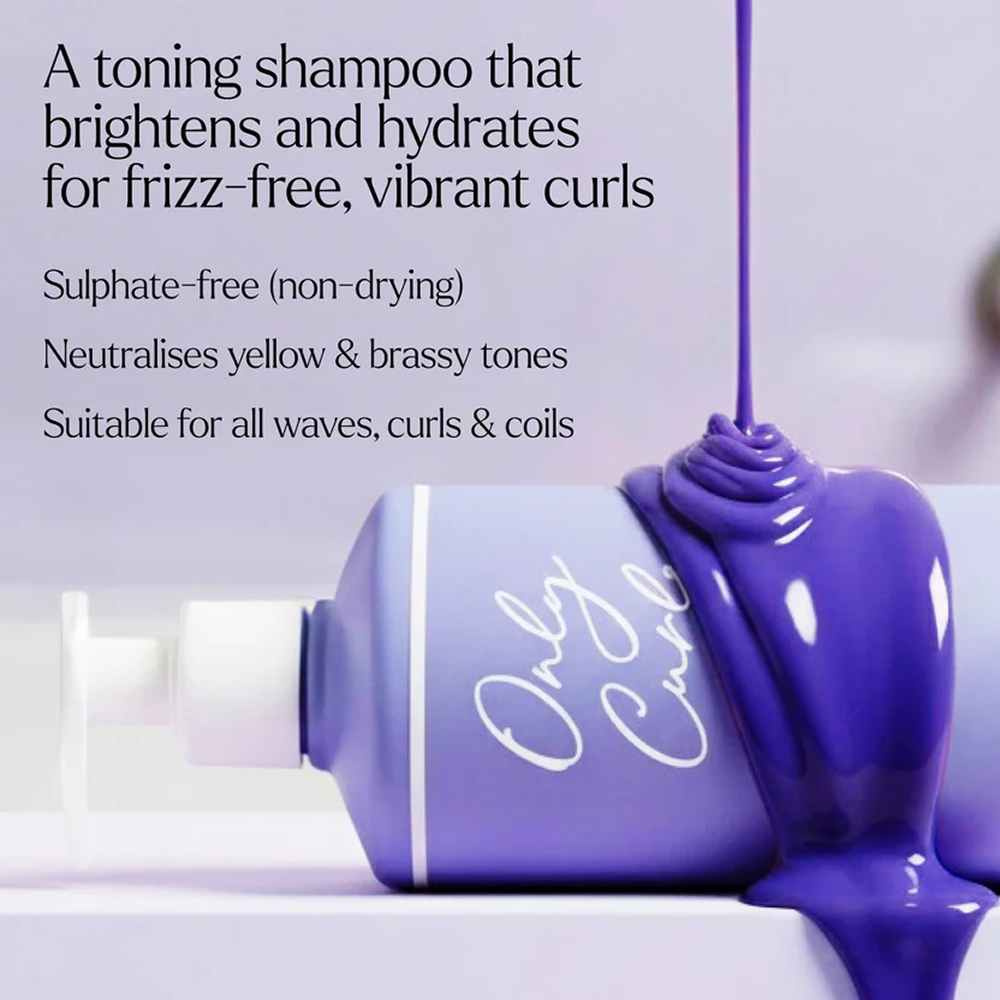 Only Curls Purple Curl Cleansing Duo - For Blonde and Silver Curls