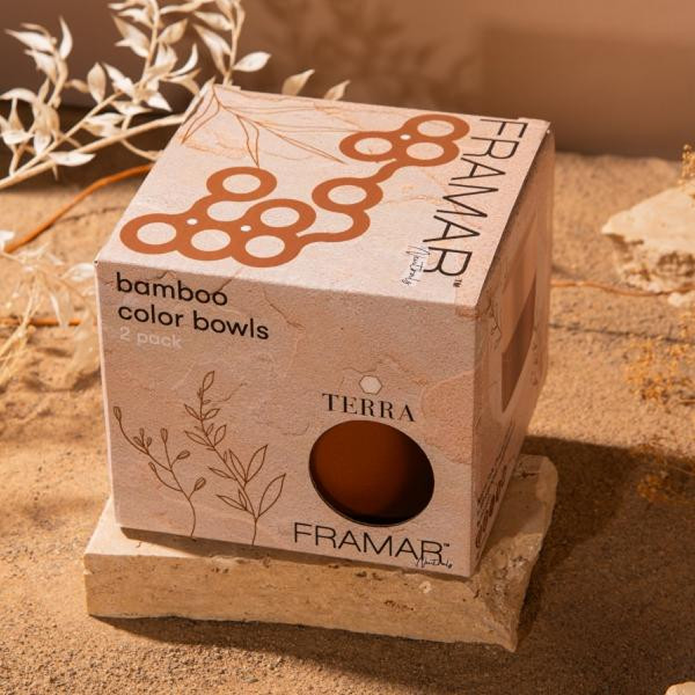 Framar Bambusschalen Neutrals Terra 2er-Pack