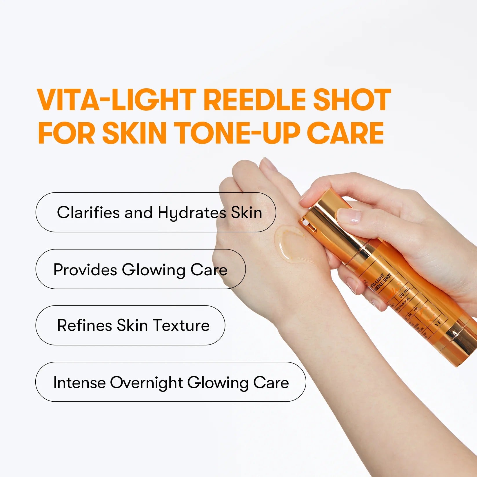 Vt Cosmetics Vita-Light Reedle Shot 100ml-Vitamin C Serum-Aladin Beauty