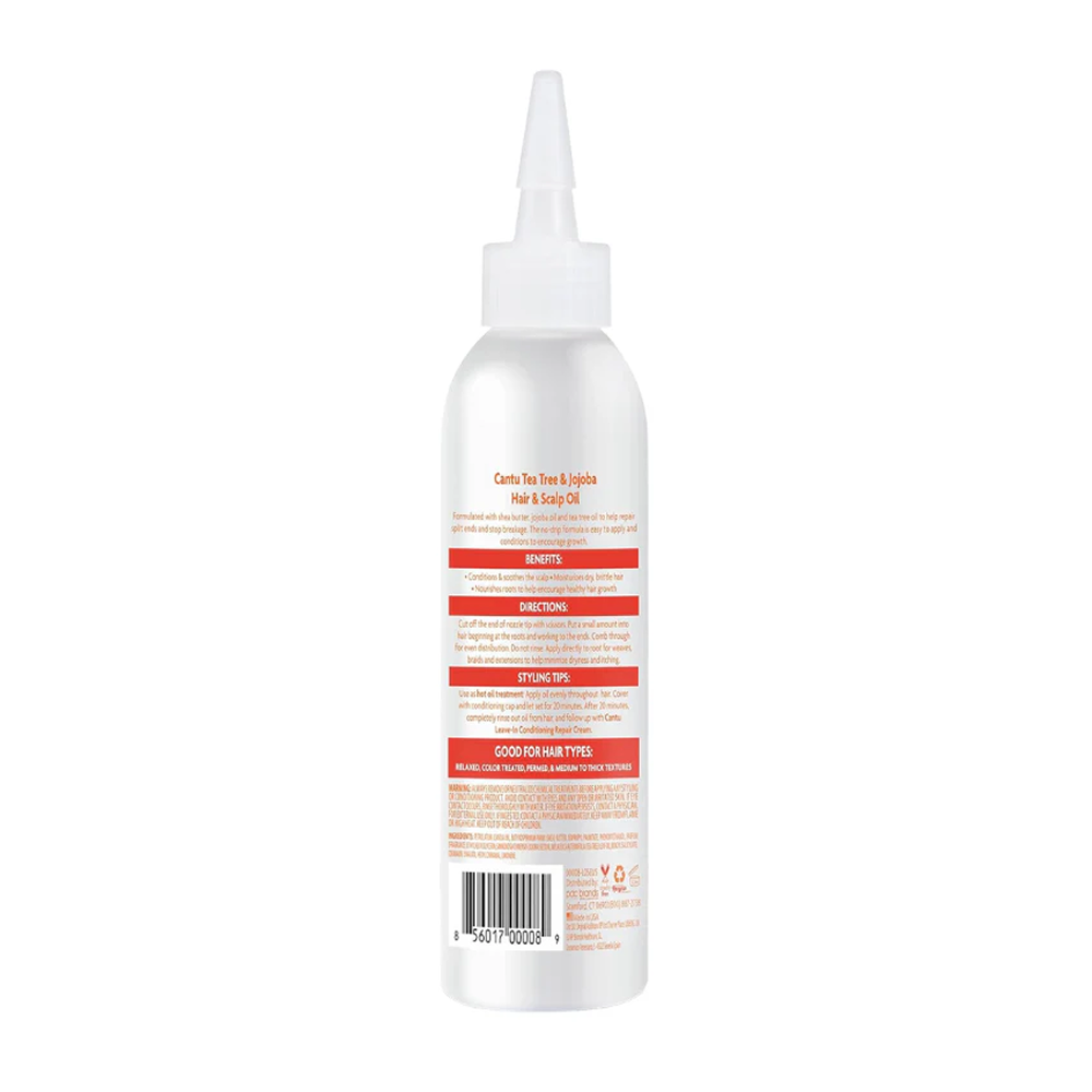 Cantu Tea Tree & Jojoba Hair & Scalp Oil 6oz-All-Aladin Beauty