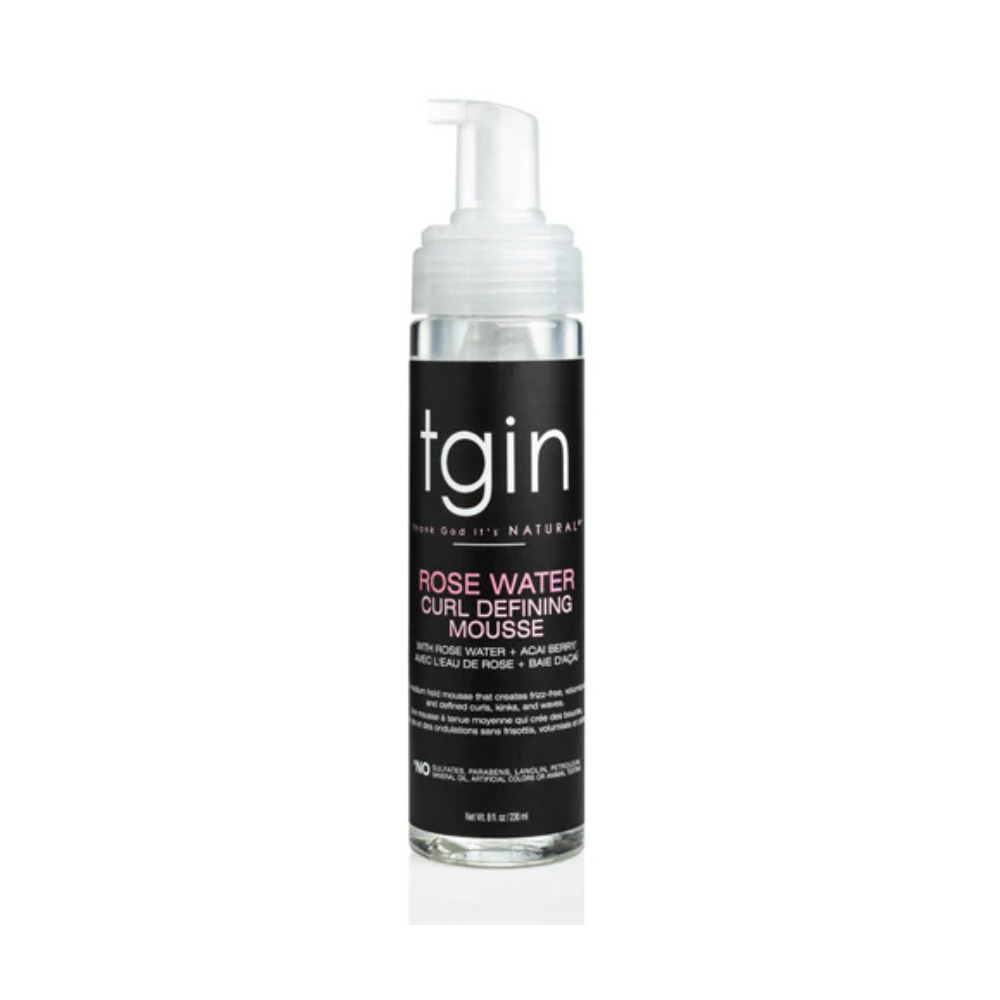 Tgin Rose Water Curl Defining Mousse 236ml