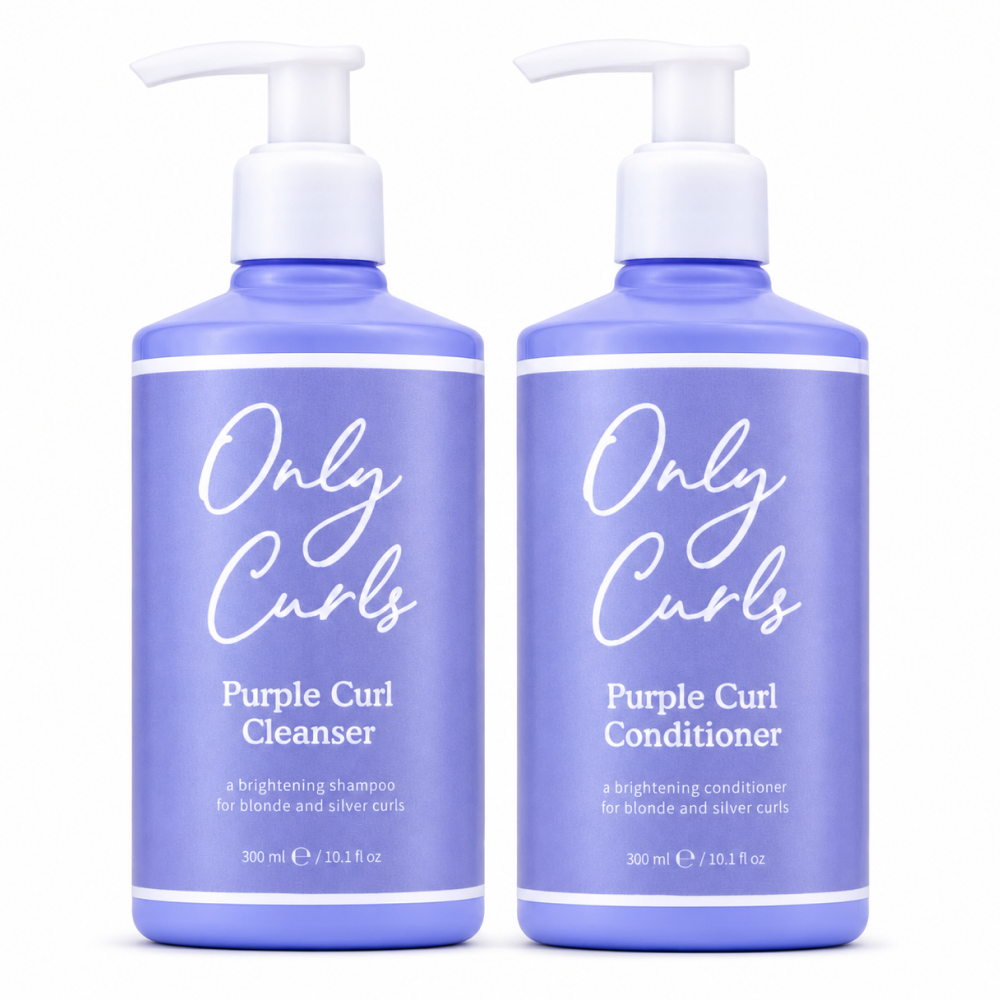 Only Curls Purple Curl Cleansing Duo - For Blonde and Silver Curls