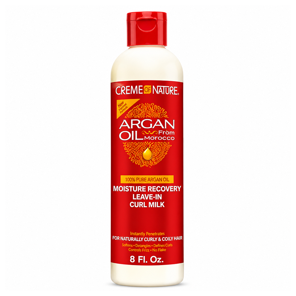 Creme of Nature Arganöl Feuchtigkeitsspendende Leave-in Lockenmilch 236ml