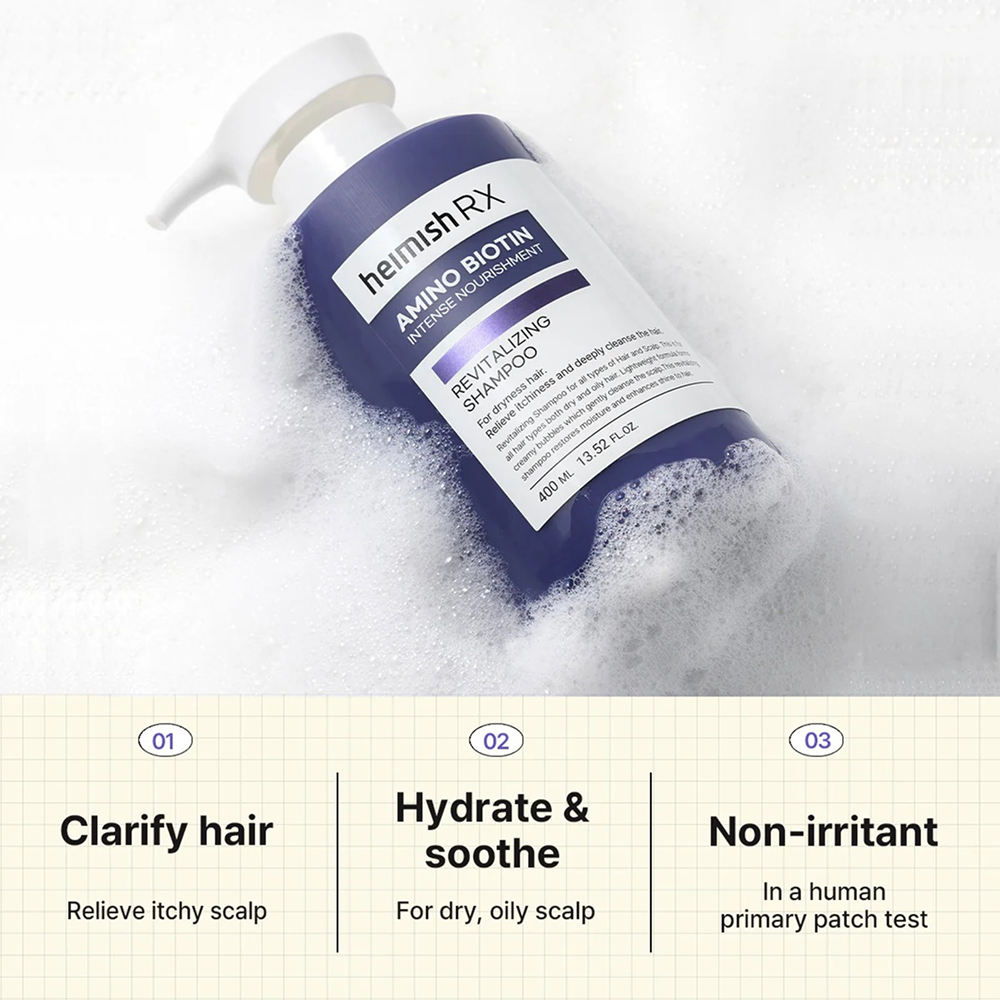 Heimish Rx Amino Biotin Revitalizing Shampoo 400ml