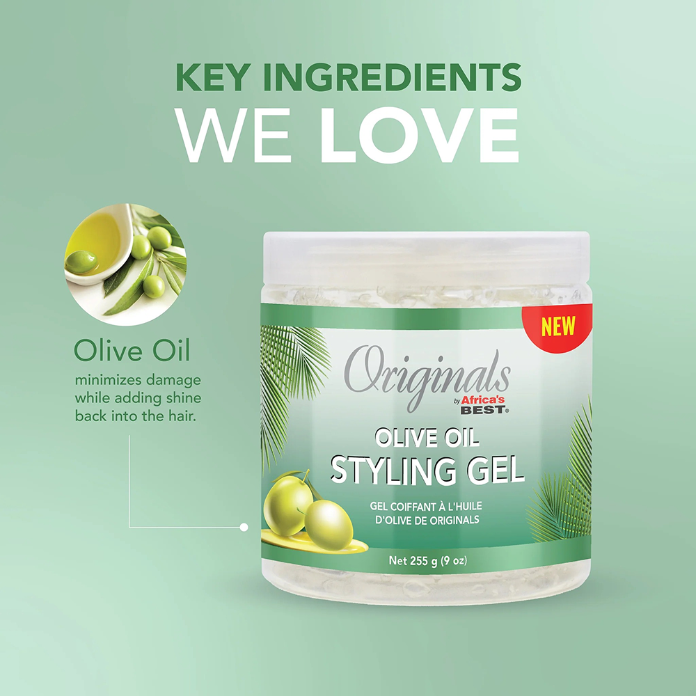 Africa's Best Originals Olive Oil Styling Gel 9oz-All-Aladin Beauty