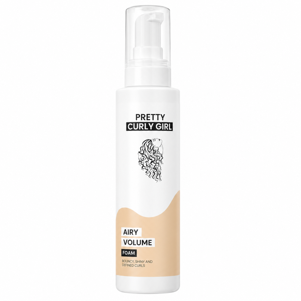 Pretty Curly Girl Luftiger Volumen-Schaum
