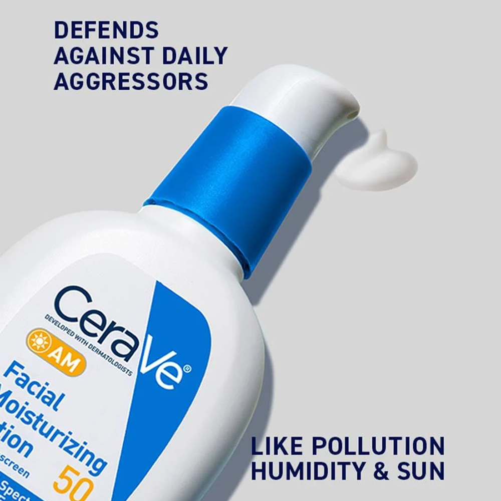 Cerave Gesichtsfeuchtigkeitspflege mit LSF 50 für trockene Haut 52ml