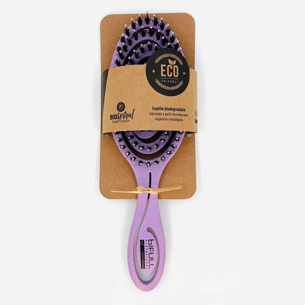 Bifull Bio Oval Pastel Brush 100% Biodegradable Wheat Fiber
