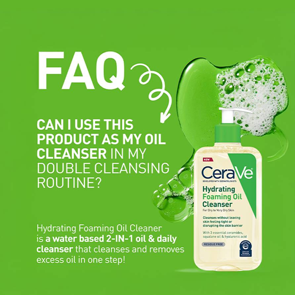 CeraVe - Hydrating Oil-to-Foam Luminous Cleanser 473ml